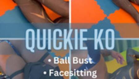 Quickie KO for Blank Panther