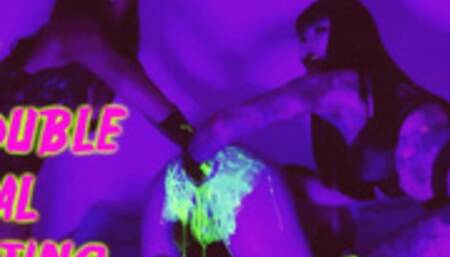 UV Double Anal Fisting in 4K with Mistress Patricia Sophia Sahara Maz Morbid @mazmorbidfetish #fisting #fistingfriday