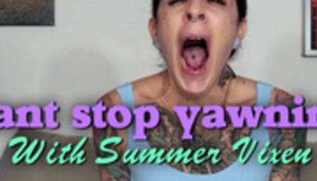 Can't stop yawning - Summer Vixen - HD 720 WMV