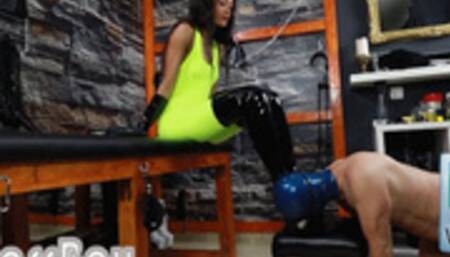 Bijoux Chocolate - Your Cock Between My Boots - wmv