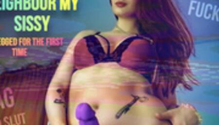 Making my sissy neighbor my pegging slut