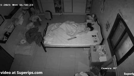 IPCAM – Naughty young girl masturbates in her room