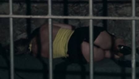 Rebecca - A beautiful blonde slut is masturbating to fantasies of pain in prison