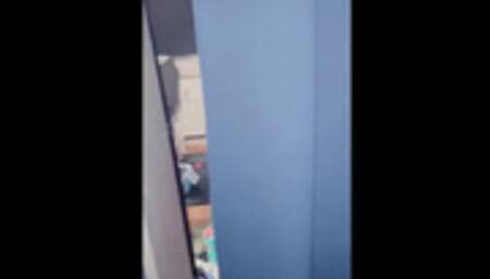 Step daddy come home and encourage his step daughter to smoke Marlboro red