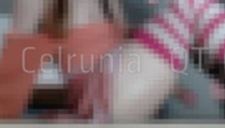 Sideview femboy cumming