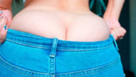 Buttcrack Fetish! Jeans Tease Ass Fetish