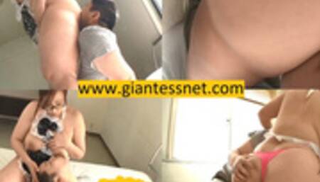 (NEW) 175 cm tall, 90kg Nurse, Giantess Femdom, Part 2, Round 3