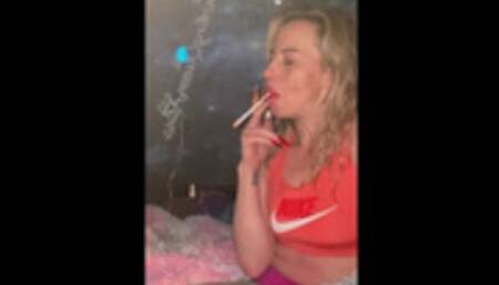 Smoking an Eve 120 with bronchitis