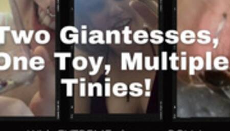 Two Giantesses And One Toy