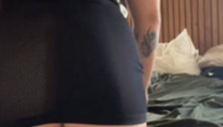 Giantess Sammie Twerks for her Shrunken Intruder