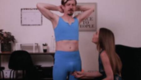 Panty Creaming for the Wedgie Boss