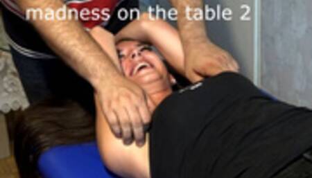 Full ticklish session:Ewelina total tickle madness on the table 2