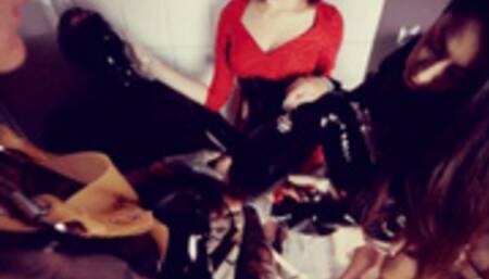 Fucking his urethra (Maya Sin & Lady Perse & Melisande Sin) [720p]