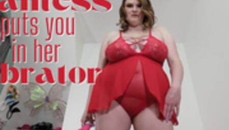 Giantess Puts You Inside Her Vibrator