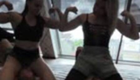 Double Trouble Competition Challenge with Muscle Dolly & Pamela Strong