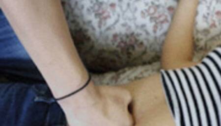 Gut Punched! 2-for-1 Classic Duo feat Indica and Keri beating Cali's belly (hd)