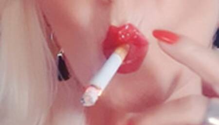 Spoiled Queen Joan wants more of your money hooked Junkie-Findom smoking