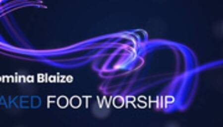 Naked foot worship