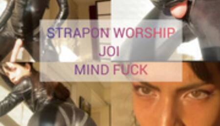 STRAPON WORSHIP JOI MIND FUCK