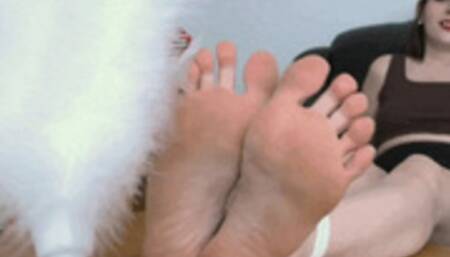 POV Foot Tickling Giantess Wife - Ziva Fey - WMV 720