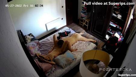 IPCAM – Russian couple in love fucks in their room