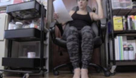 BABYDICK - Small Penis Humiliation, SPH, POV, Foot Fetish, Foot Slave - WMV