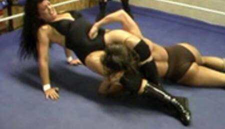 Nasty Ladies, Dirty Pro Wrestling, Underground Chicago, Sylvia Vs Ariel, Painful Boston Crab Submission