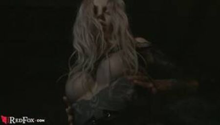 Red Fox Dancing Passionate Striptease in Lingerie - Soft Erotica