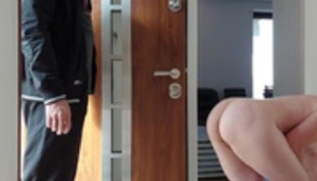 Naked Wife takes Pizza Delivery Guy and fuck with him