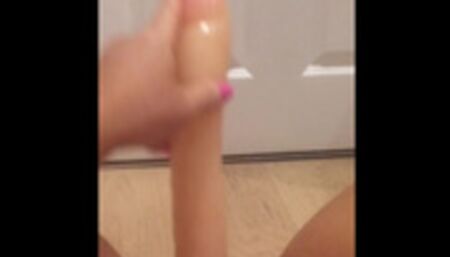 Trying to sneak moms dildo back but caught her fucking! Had to listen & fuck myself PART TWO