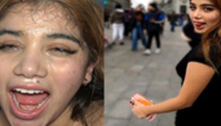 Cumwalk With Submissive Latina Teen Picked Up In The Street