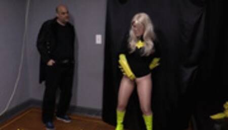 Blonde Batgirls Mesmerized Blunder