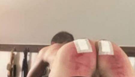 This schoolboy is punished completely