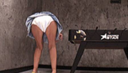 Playfully peeing in a diaper (1920x1080 HD) MP4