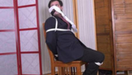 Marcelo's Energetic Contortions Overturns His Chair, However, Now He Lays Squirming On The Floor! 1080p Version