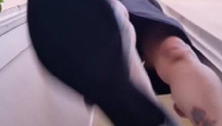 Stomping Giantess High Heel Shoe Play walking all over you jingly coin anklet stomping sounds