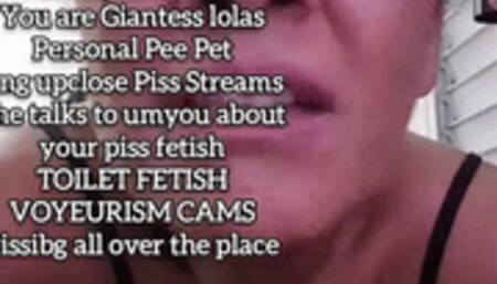 Avu All Day Piss Party You are Giantess lolas Personal Pee Pet Ling upclose Piss Streams She talks to umyou about your piss fetish TOILET FETISH VOYEURISM CAMS pissibg all over the place