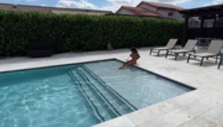 Asian babe CJ Miles Gets Fucked outside and Filled with Cum