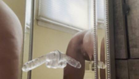 Mirror Dildo Play
