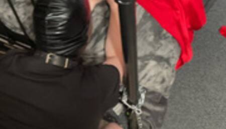 Submissive Cuckold Made to Watch as Hot Wife Fucks Her Bull