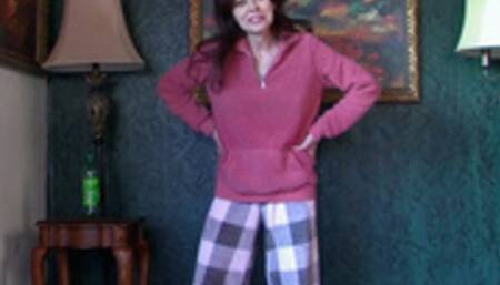 Step-Mom Natasha Flade Tied-Up Barefoot In Pajamas for Step-Son's Escape Challenge Game! #MILFBONDAGE #BONDAGE #DID #GAGTALK