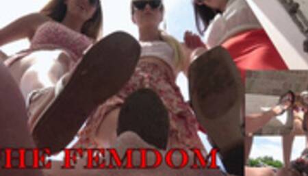 THE FEMDOM VILLA - EXTREME muddy shoes licking (INSANE CLIP!)