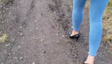 Faith Muddy Track Walk and Puddle Jumping