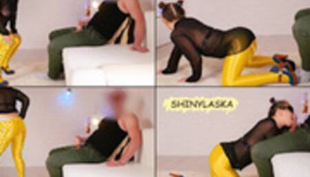 399 Posing and teasing in spadex so you cum in my mouth! [FH 60FPS]