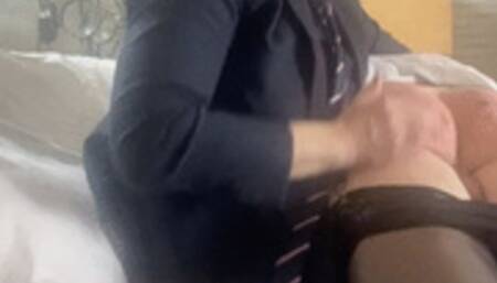 Sissy OTK spanking from Headmistress