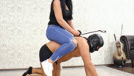 Lesson for the slave pony