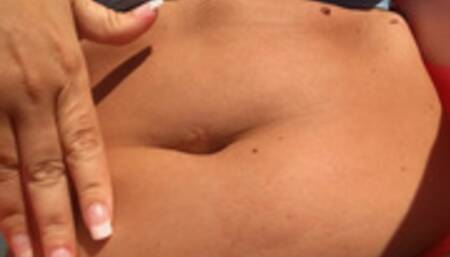 Bloated Belly In The Pool