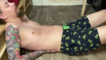 Face kicking and balls stomping in Vans shoes