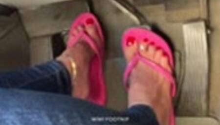 (5 Speed Manual) Havaianas Flip Flops Driving