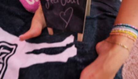 The legendary foot model Alya Goddess returns to see FeetGoat!! Epic sockjob, footjob, foot fucking, talented toes, and cum on soles!